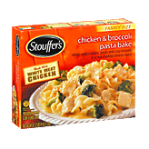 Stouffer's Family Size chicken & broccoli pasta bake in a cheddar cheese sauce Left Picture